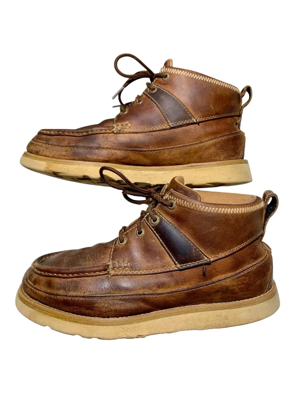 Men's Twisted X #MCA007 Leather Wedge Chukka Boots Size 7.5